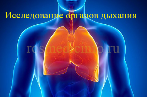 Исследование органов дыхания